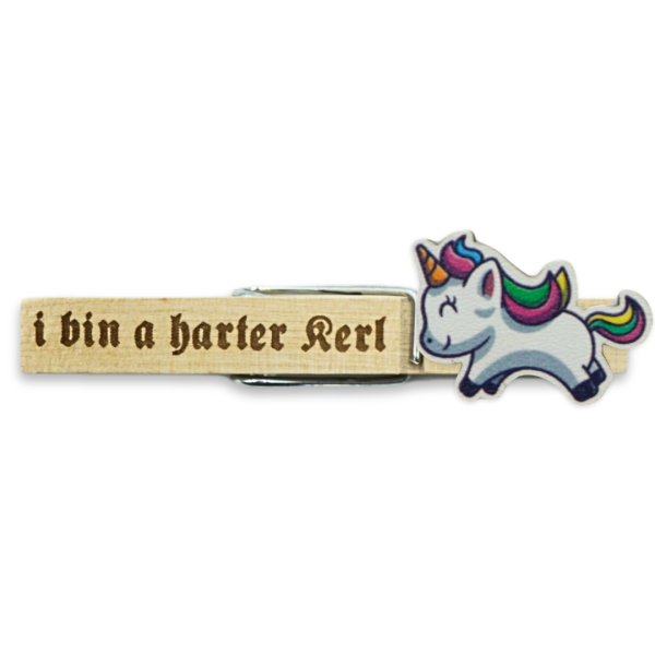 Glubbal „i bin a harter Kerl“ – Mit frechem Einhorn-Motiv!